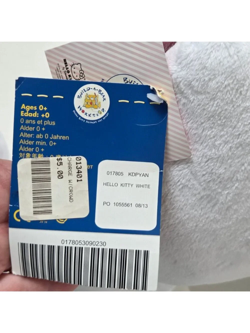 Build a Bear Hello Kitty White 18